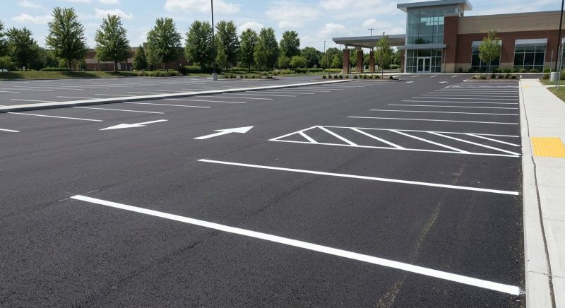Asphalt Painting in Gwinnett County, GA