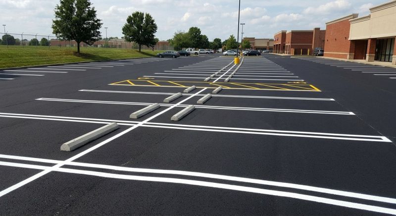 Concrete Parking Lot Striping in Canton, GA