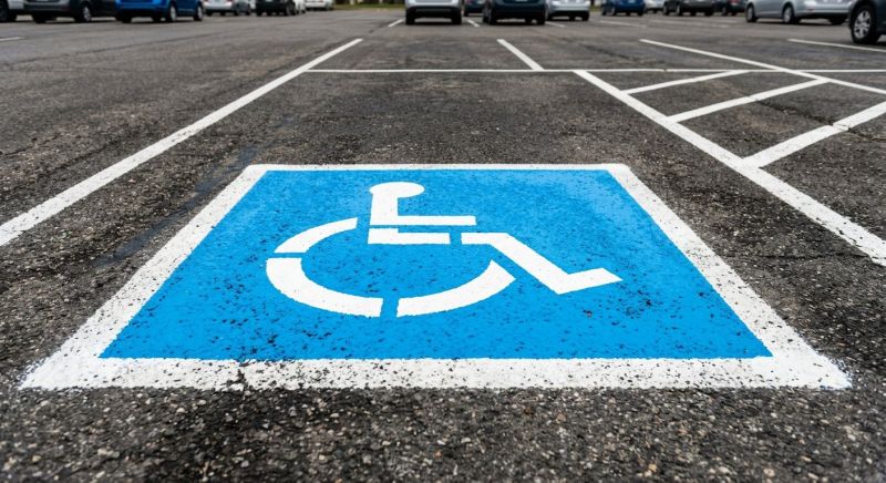 Disability Parking Marking in Houston, TX