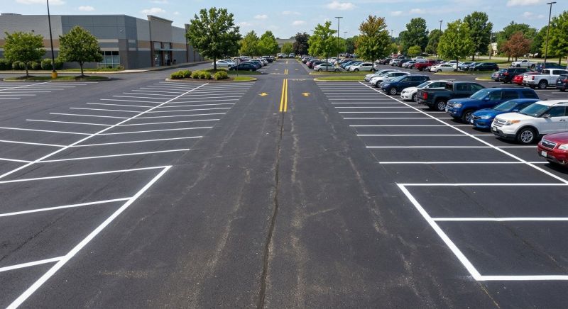 Parking Line Painting in Katy, TX