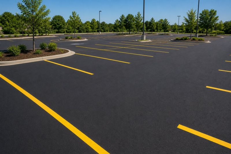 Parking Lot Painting in Katy, TX
