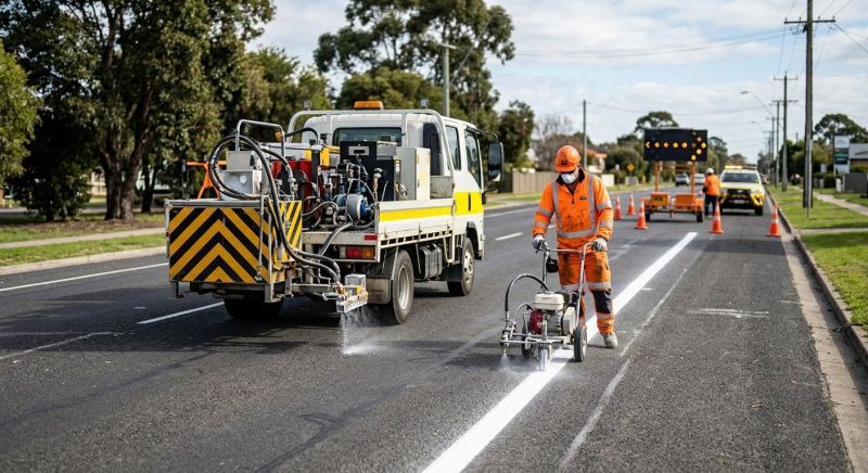 Pavement Marking Service in Los Angeles, CA